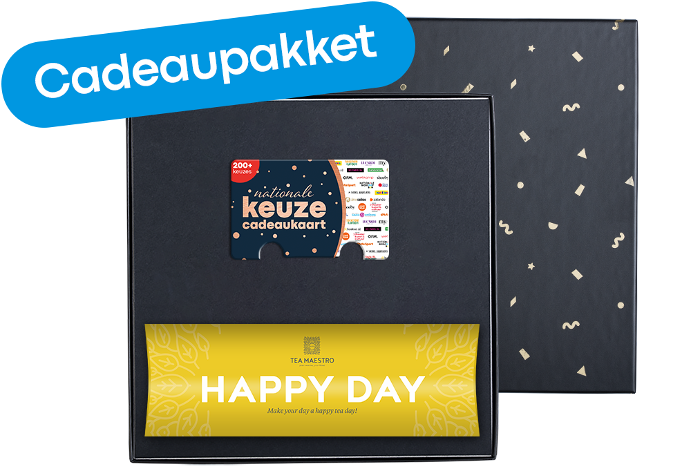 Cadeaupakket Dutch Tea Maestro 'Happy Day' (20 gr)